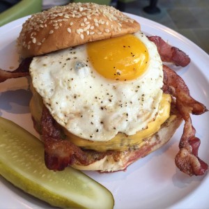 That's one good looking burger. (Bobby's Burger Palace)