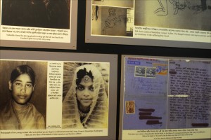 Black-and-white photographs of some of the estimated 200,000 Bangladeshi girls and women raped by Pakistani soldiers during the 1971 war of independence are displayed at the Liberation War Museum in Dhaka. 