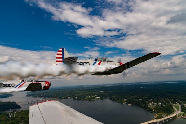 GEICO Skytypers media flight over Annapolis, Maryland credit Michael Jordan BPE