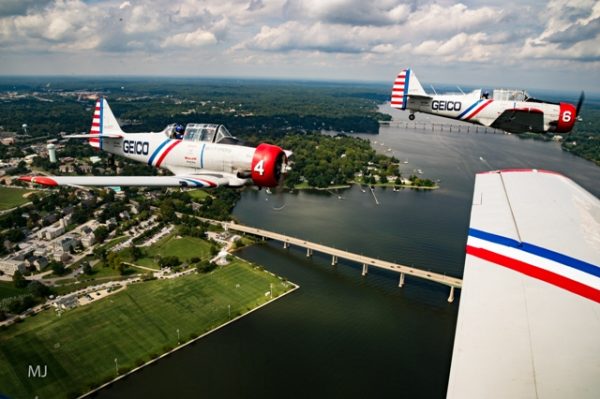 GEICO Skytypers media flight over Annapolis, Maryland credit Michael Jordan BPE