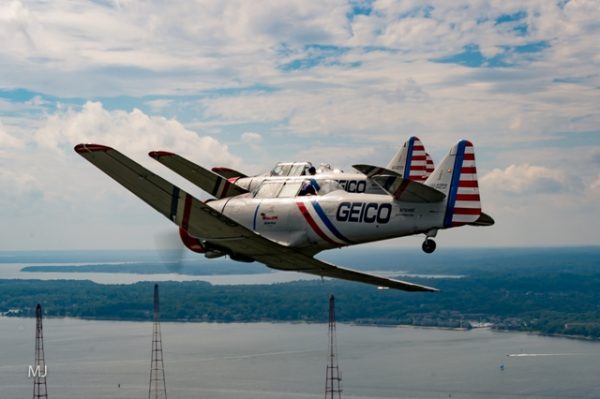 GEICO Skytypers media flight over Annapolis, Maryland credit Michael Jordan BPE