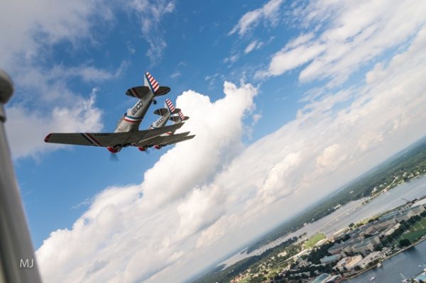 GEICO Skytypers media flight over Annapolis, Maryland credit Michael Jordan BPE