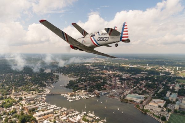 GEICO Skytypers media flight over Annapolis, Maryland credit Michael Jordan BPE