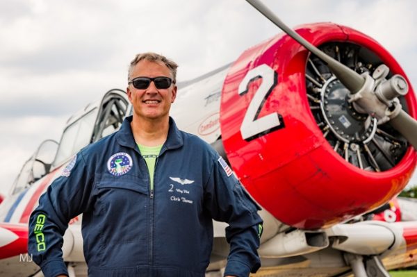 Capt. Chris Thomas GEICO Skytypers media flight over Annapolis, Maryland credit Michael Jordan BPE