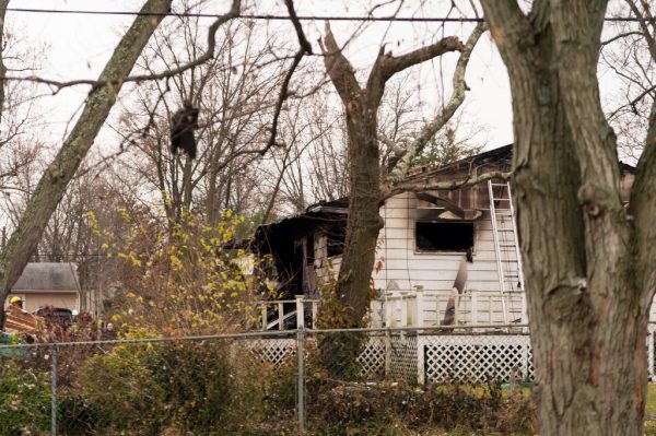 Gas expolsion destroyed this houes in the 7400 block Remmoor Road in Woodmoor, Maryland. credit Michael Jordan