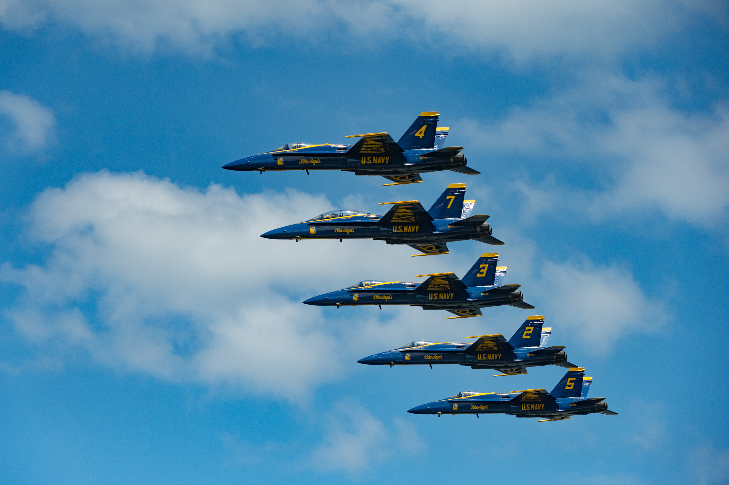 Blue Angels performed at the US Naval Academy. (Michael Jordan/BPE)