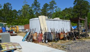 In Disaster: Betting The farm on God In Lifes Storms, Dr. Michael Sprague talks about how Hurricane Katrina galvanized the Christian community. Wheelbarrows stand at the ready for disaster clean-up in Louisiana. Anthony C. Hayes)