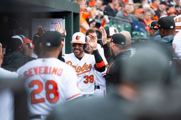 Baltimore Orioles vs New York Yankees at Oriole Park at Camden Yards for 2019 home opener. April 4, 2019. (Credit Michael Jordan/BPE)