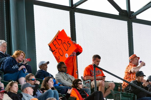 Baltimore Orioles vs New York Yankees at Oriole Park at Camden Yards for 2019 home opener. April 4, 2019. (Credit Michael Jordan/BPE)