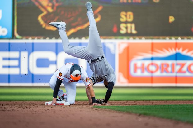 Baltimore Orioles vs New York Yankees at Oriole Park at Camden Yards for 2019 home opener. April 4, 2019. (Credit Michael Jordan/BPE)