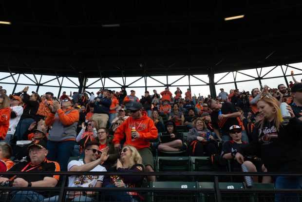 Baltimore Orioles vs New York Yankees at Oriole Park at Camden Yards for 2019 home opener. April 4, 2019. (Credit Michael Jordan/BPE)