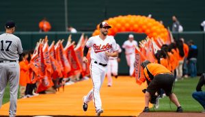 Baltimore Orioles vs New York Yankees at Oriole Park at Camden Yards for 2019 home opener. April 4, 2019. (Credit Michael Jordan/BPE)