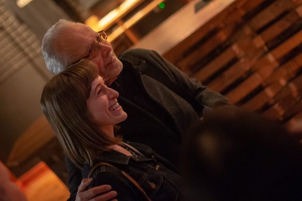 Grammy Award winning artist Herb Alpert poses with fans on Wednesday May 1, 2019 at City Winery in Washington DC. (PHOTO/Mike Jordan)