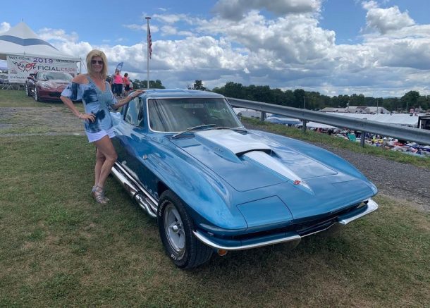 1966 Corvette Sting Ray Coupe owned by Brian Micciche was the Baltimore Post-Examiner’s Celebrity Award Winner at the 2019 Corvettes at Carlisle. (Credit Anthony C. Hayes)