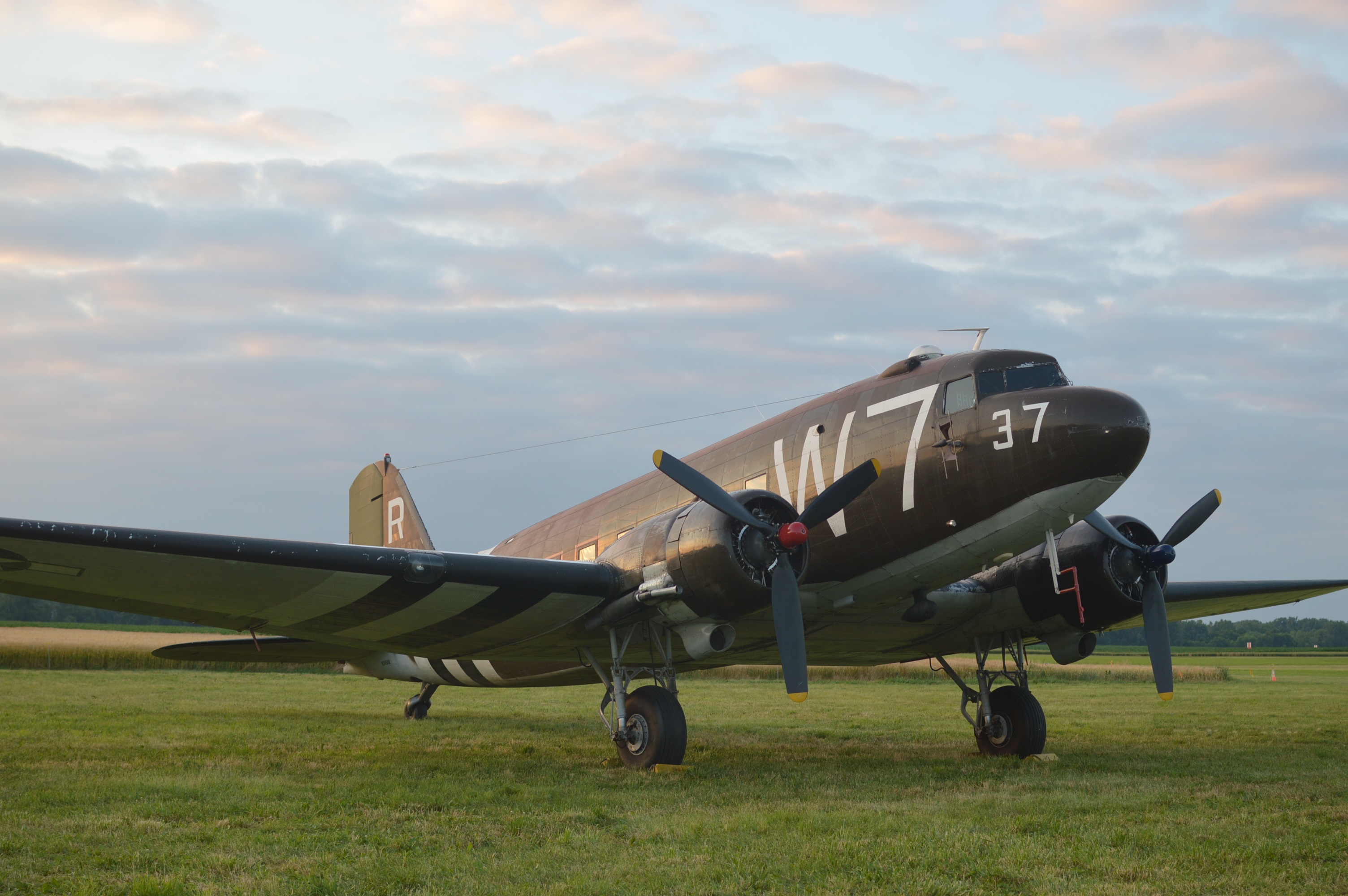 C-47 Whiskey 7 at the 2019 National Warplane Museum Airshow in Geneseo, New York. (Credit Anthony C. Hayes)