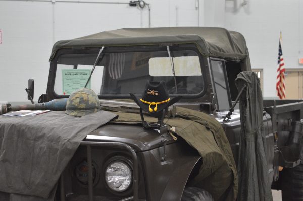 A military vehicle on display at the 2019 Military Vehicle Preservation Association Convention in York, PA. (Anthony C. Hayes)