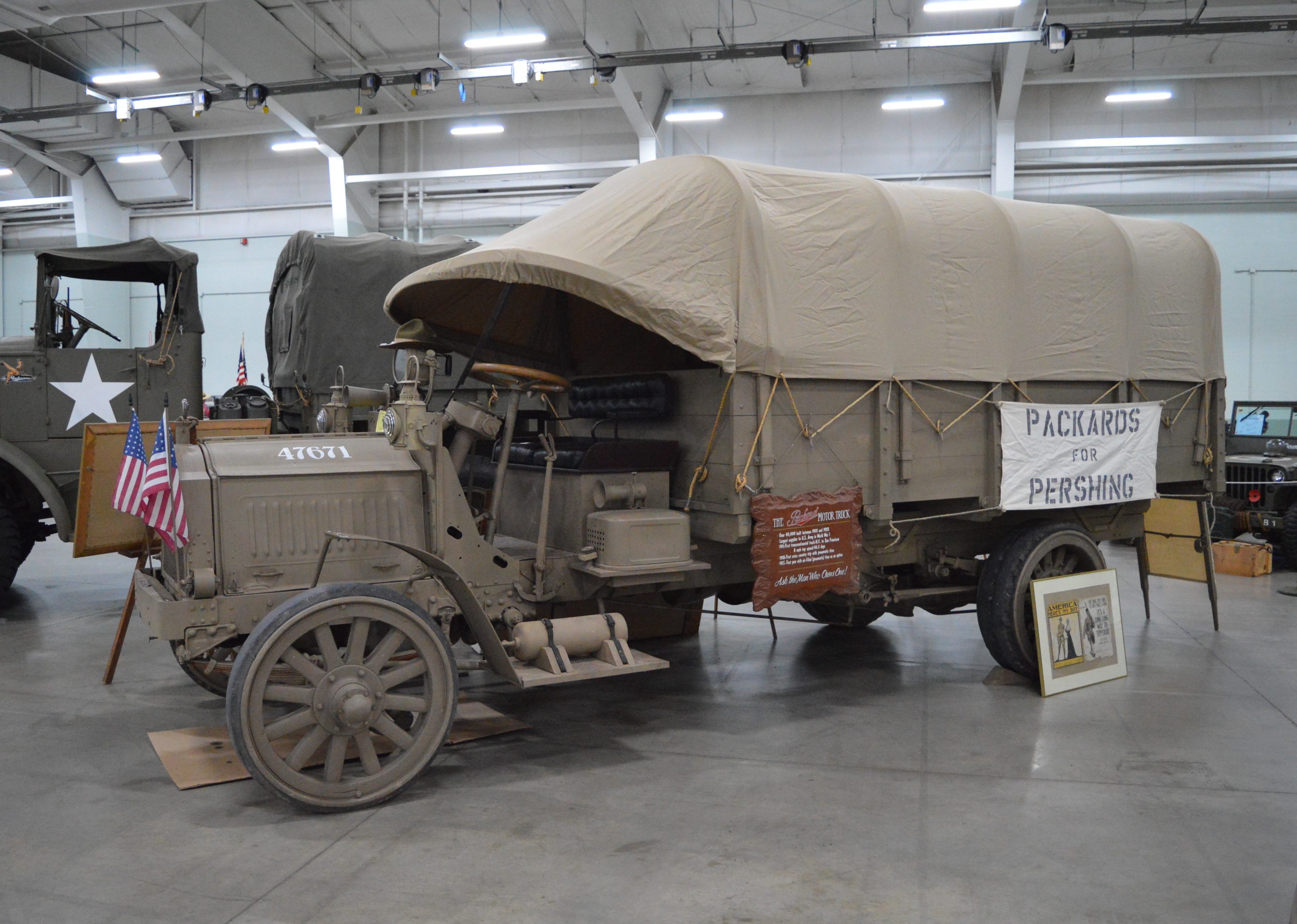 David Lockard's Packard truck on display at the 2019 Military Vehicle Preservation Association Convention in York, PA. (Anthony C. Hayes)
