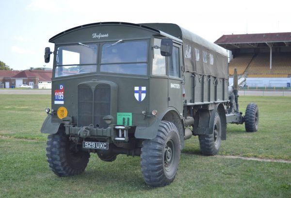 A British vehicle on display at the 2019 Military Vehicle Preservation Association Convention in York, PA. (Anthony C. Hayes)