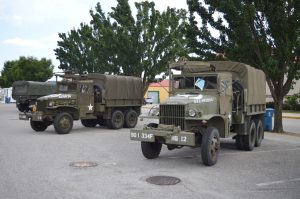 Military vehicles on display at the 2019 Military Vehicle Preservation Association Convention in York, PA. (Anthony C. Hayes)