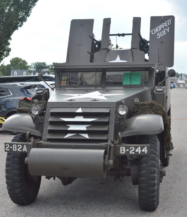 A military vehicle on display at the 2019 Military Vehicle Preservation Association Convention in York, PA. (Anthony C. Hayes)