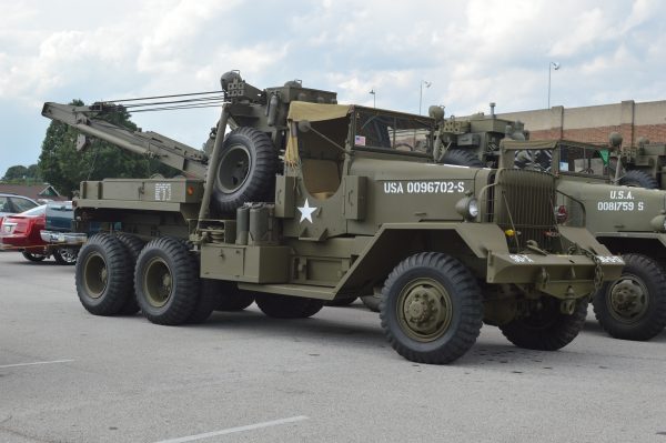 A tow truck on display at the 2019 Military Vehicle Preservation Association Convention in York, PA. (Anthony C. Hayes)