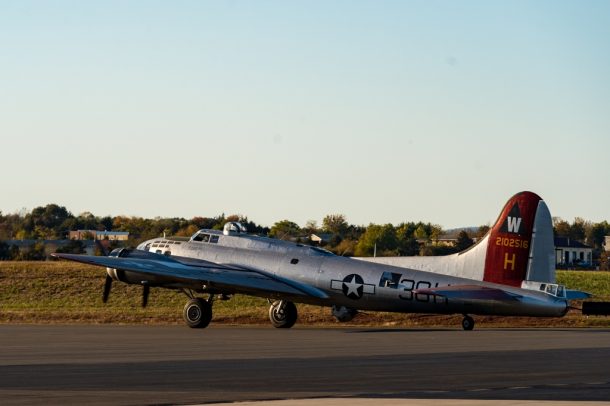 Images from the Oct 24, 2019 EEA B-17-G Aluminum Overcast visit to the Manassas Regional Airport. (Credit Mike Jordan/BPE)