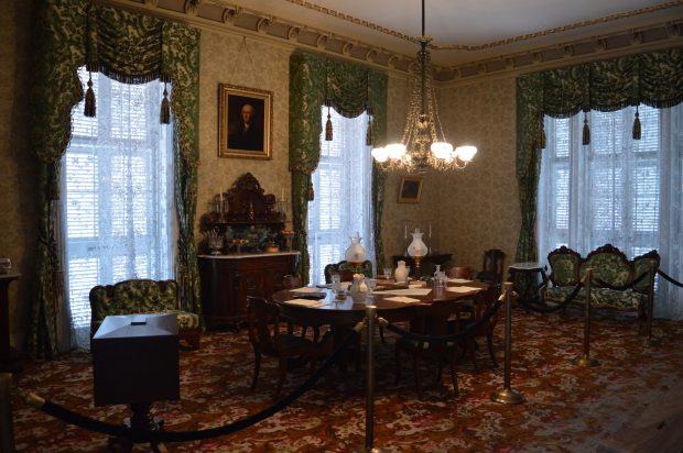 The dining room of the White House of the Confederacy. (Anthony C. Hayes)