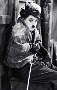 Charlie Chaplin in The Gold Rush.