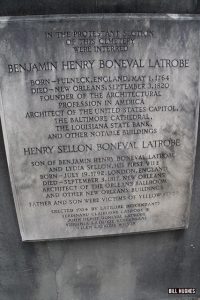 Benjamin H. Latrobe’s Tombstone
