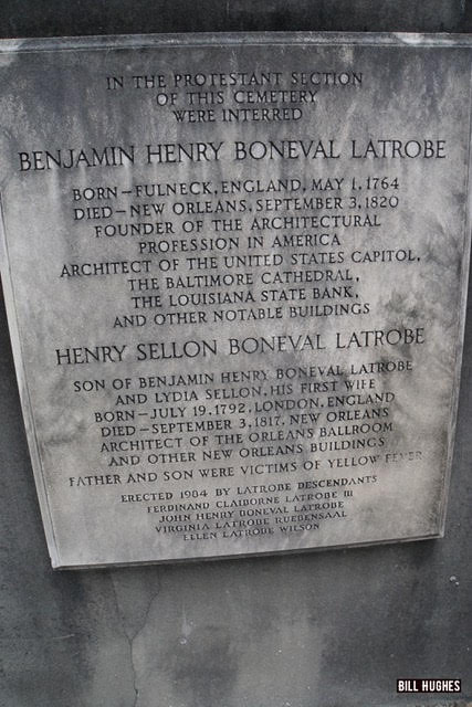 Benjamin H. Latrobe’s Tombstone