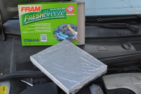 A car's cabin air filter should be replaced when doing coronavirus cleaning