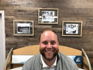 Shawn Orme, vice president of Quality Carpet One Floor & Home, shown at his showroom in Crofton, said the impact of the pandemic will hit his company later, after previously scheduled jobs are completed. He hopes emergencies and other jobs will fill the expected void. (Courtesy: Shawn Orme)