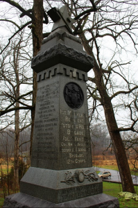 The 1st Maryland Regiment Monument (Union) in Gettysburg. {Todd Welsh/BPE}