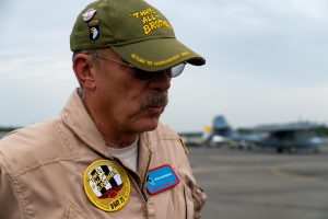 Pilot Doug Doug Rozendaal of the Commemorative Air Force. Credit Mike Jordan/BPE