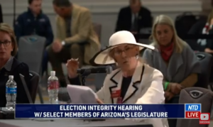 Linda Brickman speaking before a select committee of the Arizona Legislature (YouTube screenshot)