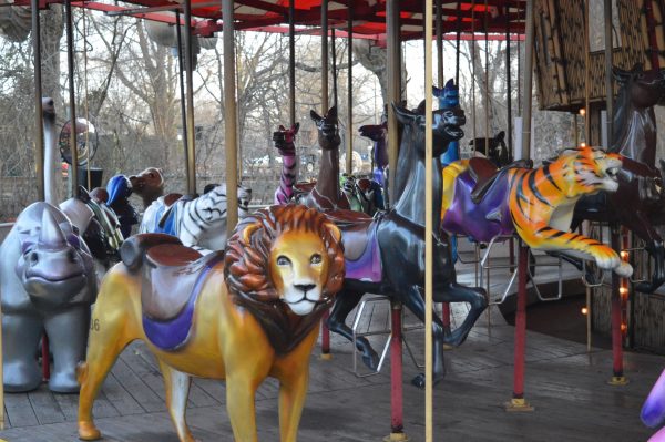 The carousel at Six Flags Holiday in the Park. (credit Anthony C. Hayes/BPE)