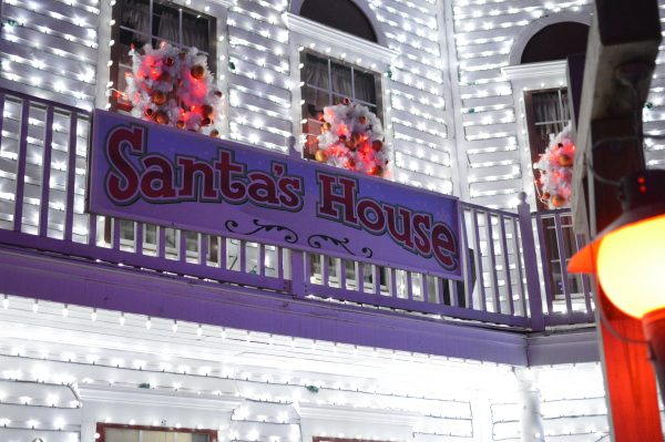 Santa's house at Six Flags Holiday in the Park. (credit Anthony C. Hayes/BPE)