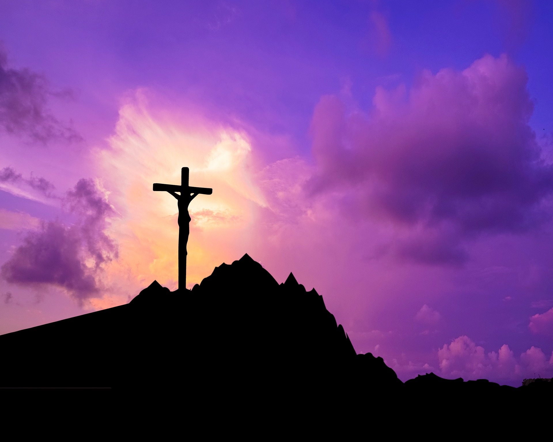 The crucifixtion of Christ was a blood sacrifice for our sins: Image by Briam Cute from Pixabay