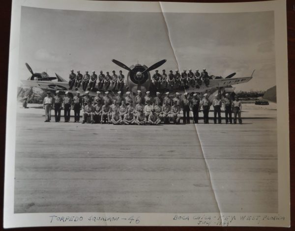 Torpedo Squadron 46 at Boca Chica - Key West, Florida. July 1944. Boca Chica is the home of the largest Naval Air Station in south Florida. Credit: The Edward Stepanian Collection courtesy Lynn Stepanian-Smith.