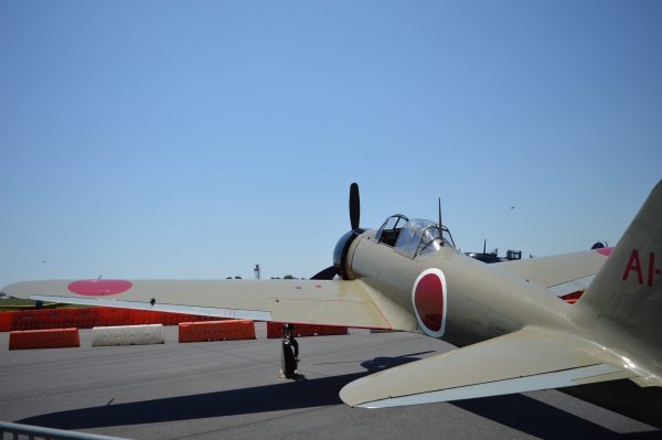 MAAM WWII Weekend: IJN MITSUBISHI A6M2 MODEL 21 "ZERO" 'LAST SAMURAI' (credit Anthony C. Hayes)