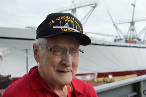 Merchant Marine veteran Lee Cox. (Anthony C. Hayes)