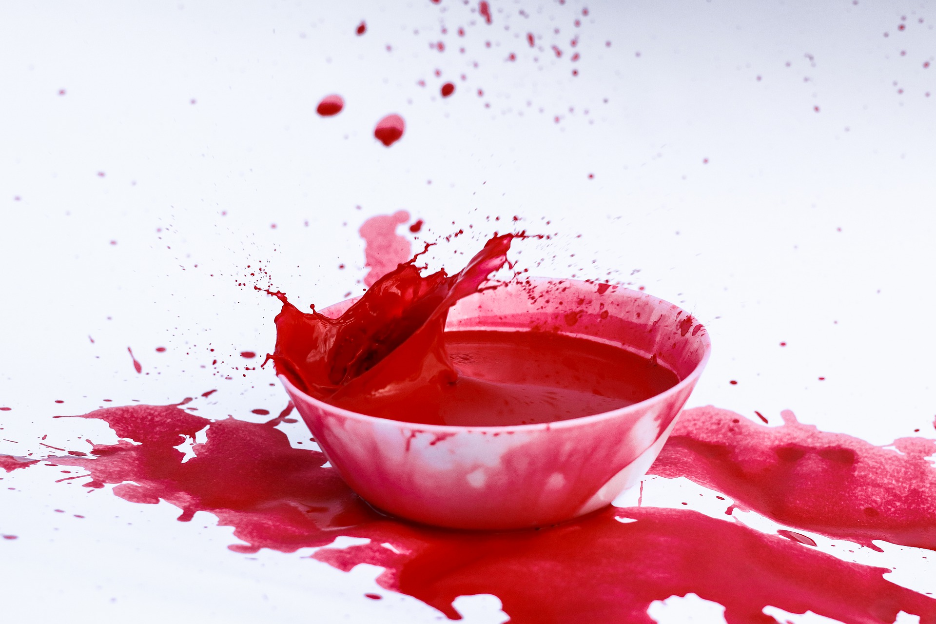 spilled ink red bowl Credit:black17bg Pixabay