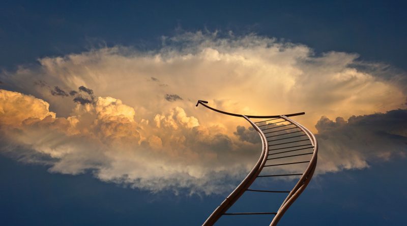 Heaven and a ladder beyond the clouds credit Gerd Altmann from Pixabay