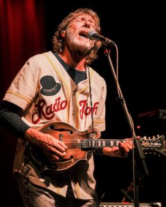 Sam Bush closed out DelFest main stage on Sunday night. (Photo by Gary Jared)