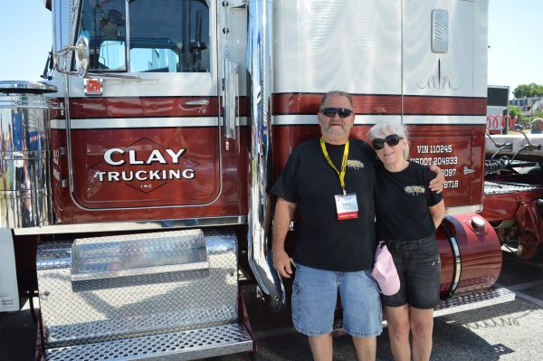 Larry and Lori Martin with their 1968 Kenworth truck: 2024 American Truck Historical Society National Convention and Truck Show – York, PA. (Credit Anthony C. Hayes)