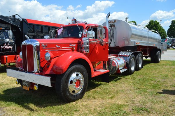 A Mack diesel milk truck: 2024 American Truck Historical Society National Convention and Truck Show – York, PA. (Credit Anthony C. Hayes)