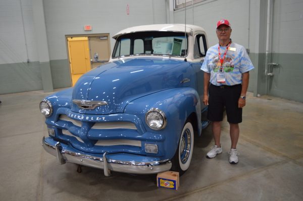 Byron Fuller and his 1954 Chevrolet 3100: 2024 American Truck Historical Society National Convention and Truck Show – York, PA. (Credit Anthony C. Hayes)