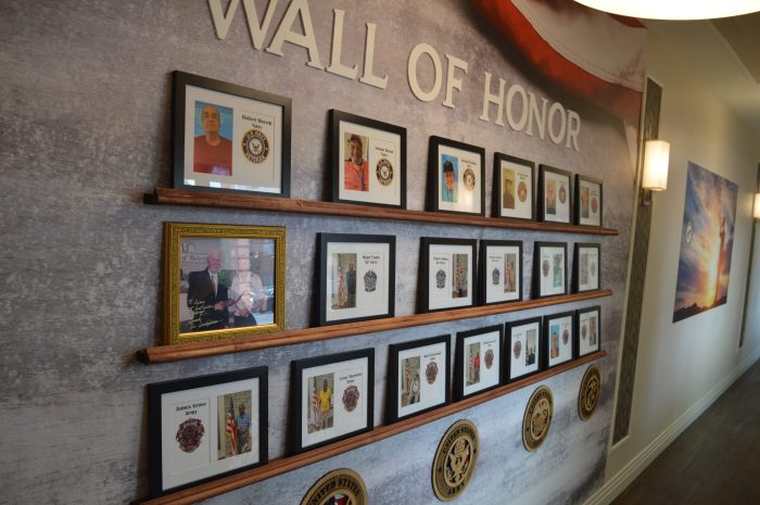 Honor Wall at Atrium Village (credit Anthony C. Hayes)