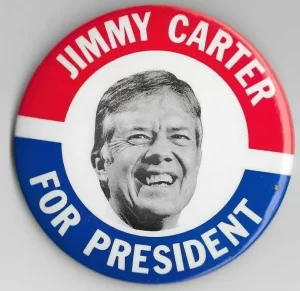 Jimmy Carter campaign button