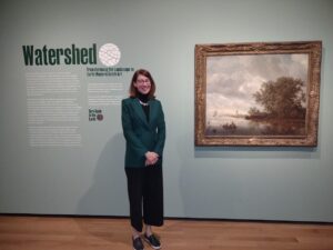 smog, spa day, environment: Lara Yeager-Crasselt, Curator and Department Head of European Painting and Sculpture at the BMA (credit Lisa Salkov)